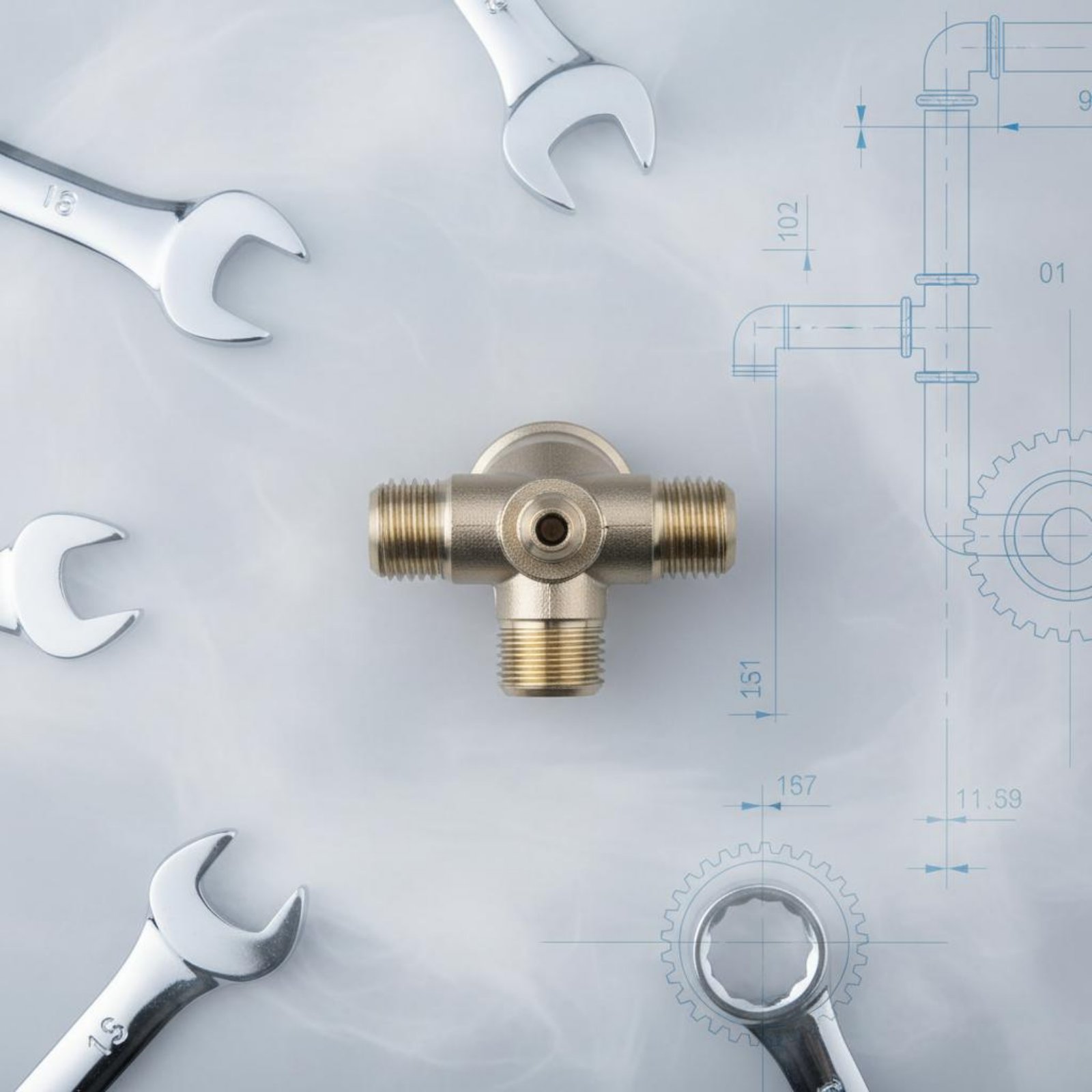 Workshop Tools Types - Клапан компрессора V-образного типа из цинкового