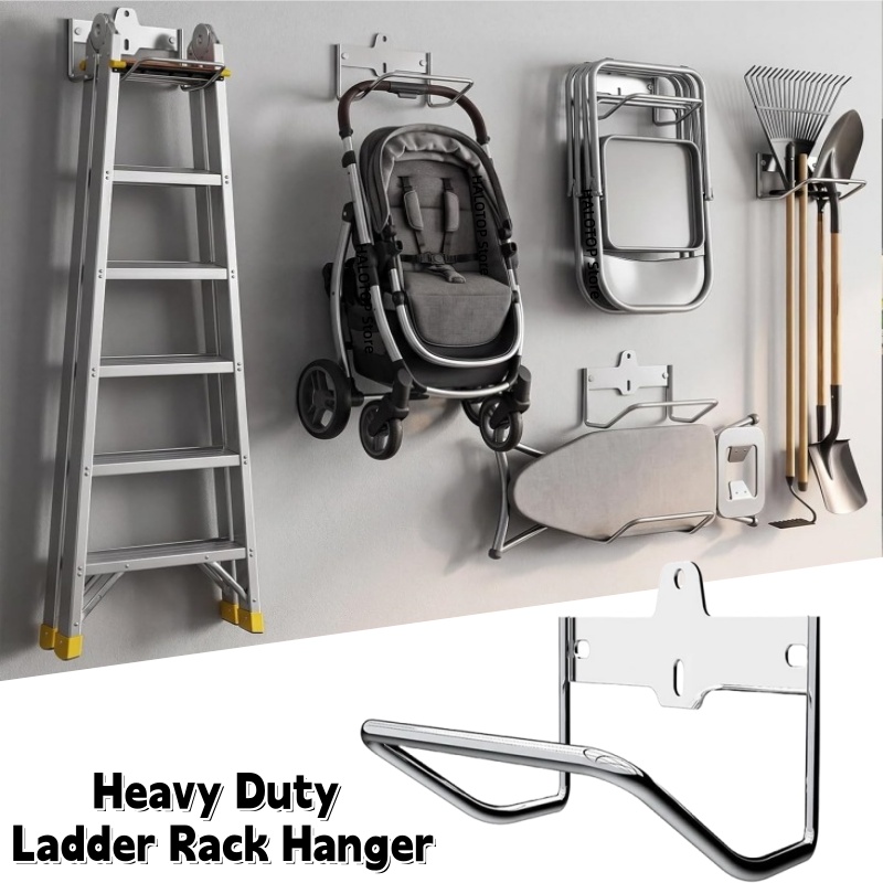 Workshop Tools On Wall - Прочный металлический держатель для лестниц, настенные